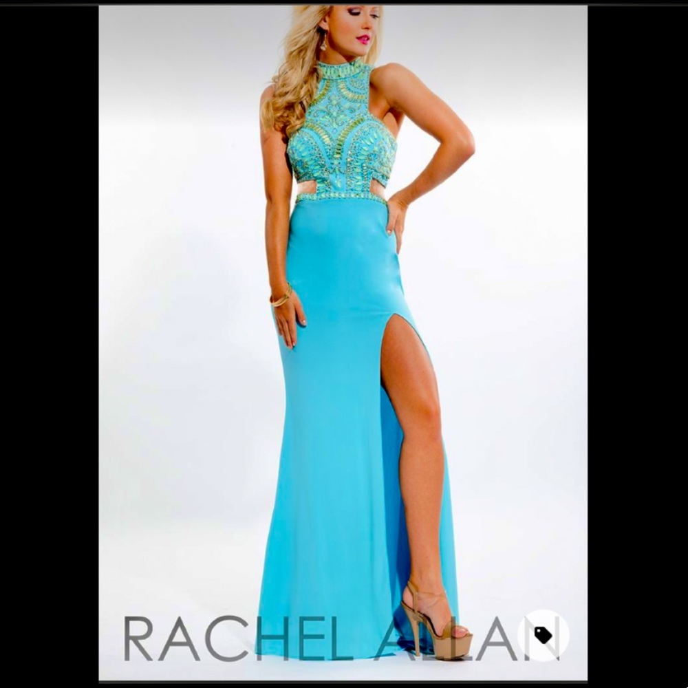 NWT Rachel Allan Embellished Formal Dress Sz 2